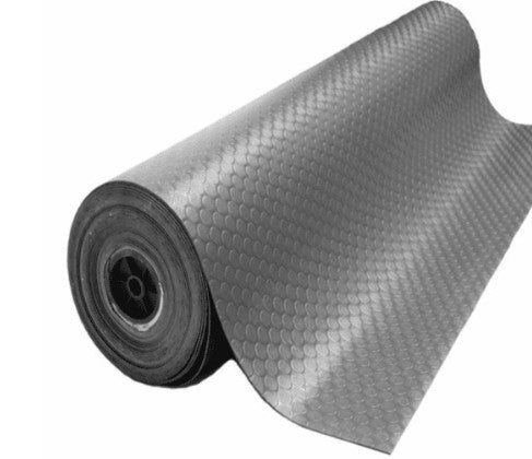Piso PVC gris 2 mts. de alto