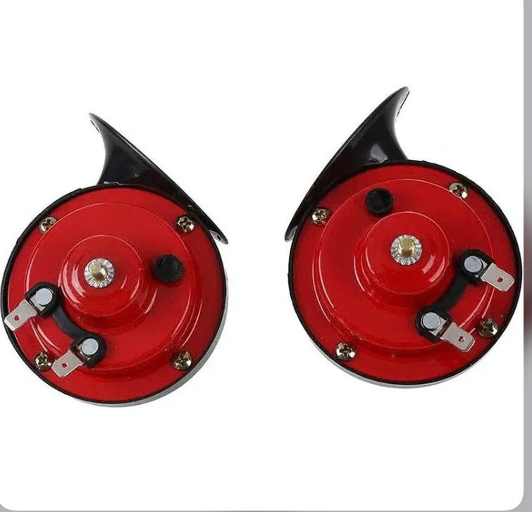 Bocina tipo caracol doble