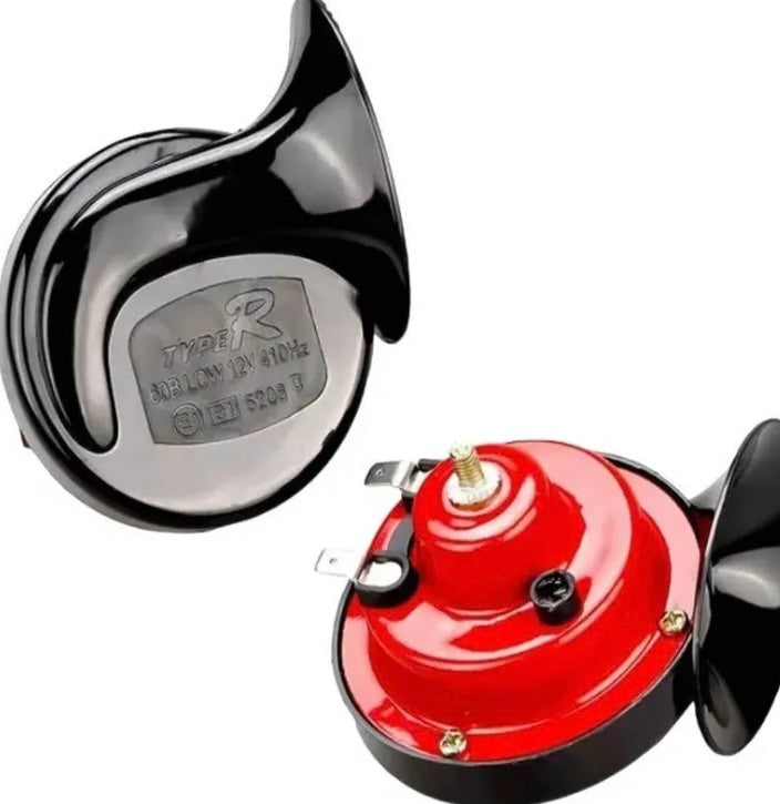 Bocina tipo caracol doble