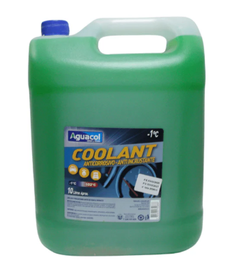 Coolant 10 litros verde -1°C Aguacol