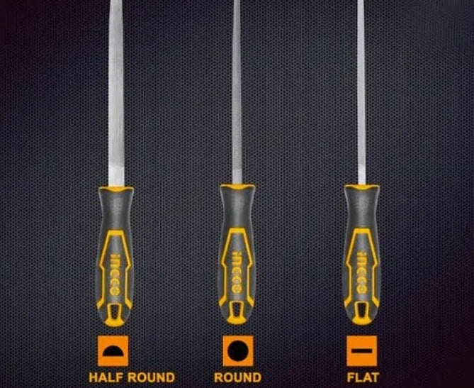 Set de Limas Para Metal INGCO 8"