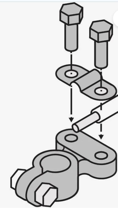 Bornes de Batería para Auto Pack 2 pcs